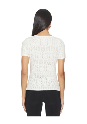 PAIGE Etoile Top in Ivory. Size L. Also in XXS, XS, S, M, XL.
