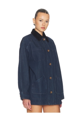 Tularosa Harlow Barn Jacket in Blue. Size L. Also in XXS, XS, S, M.