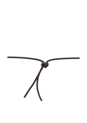 SHASHI x REVOLVE Connor Gemstone Long Necklace in Chocolate.