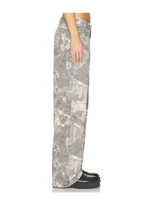 superdown Lottie Camo Jean in Sage. Size L. Also in M, S, XS, XXS.