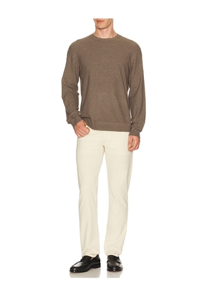 Theory Riland Crew Neck Sweater in Brown. Size S. Also in XL/1X, XXL/2X.