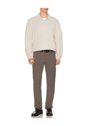 Theory Light Bilen Jonny Collar Pop Over Sweater in Grey. Size S. Also in L, XXL/2X.
