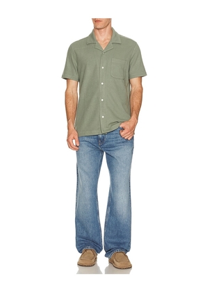 PAIGE Oliver Shirt in Sage. Size S. Also in M, XXL/2X.