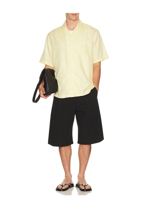 SAMSOE SAMSOE Saemerson Shirt in Lemon. Size S. Also in M, L, XXL/2X.