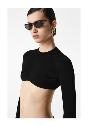 REVOLVE LOS ANGELES Jada Long Sleeve Top in Black. Size L. Also in XXS, XS, S, M, XL.