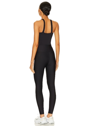 YEAR OF OURS Recycled Cut Out Onesie in Black. Size XL. Also in L.