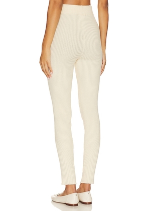 Varley Mocado Rib Knit Legging in Grey. Size XL. Also in L.