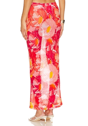 VDM Mimi Maxi Skirt in Red. Size XL/1X. Also in S.