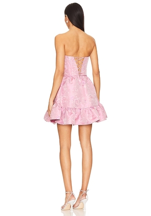 V. Chapman Ginny Corset Mini Dress in Purple. Size 4. Also in 2, 6, 8, 10, 12.