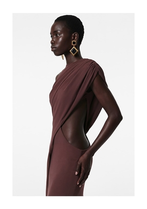 REVOLVE LOS ANGELES Rielle Dress in Brown. Size L. Also in S, M, XL.