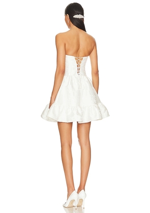 V. Chapman Ginny Corset Mini Dress in White. Size 10. Also in 4, 0, 2, 6.