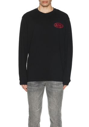 Von Dutch Snake Graphic Long Sleeve Tee in Black. Size XXL/2X. Also in S.