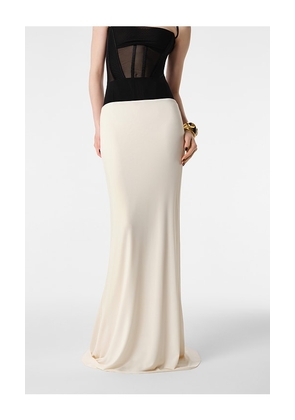 REVOLVE LOS ANGELES Nyah Floor-length Skirt in Black,White. Size L. Also in S, XXS, XS, M, XL.