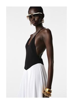 REVOLVE LOS ANGELES Mika Jumpsuit in Black & White. Size L. Also in XXS, XS, S, M, XL.