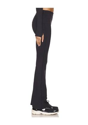WellBeing + BeingWell LoungeWell Monte Foldover Pant in Charcoal. Size XL. Also in L.