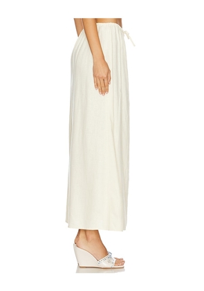 WeWoreWhat Tie Waist Skirt in Ivory. Size XL. Also in L.