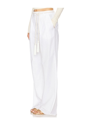 Vivetta Double Trumpettle Trousers in White. Size 36. Also in 40.
