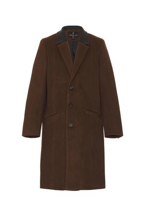 Unreal Fur Dawn Coat in Brown. Size S. Also in M, XL/1X.