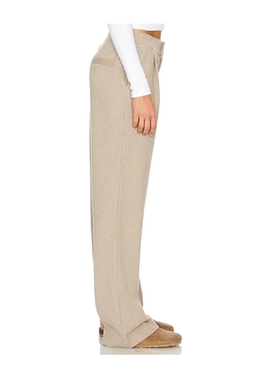 Varley Aberdeen Straight Leg Pant in Taupe. Size M. Also in S, L.