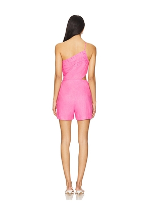 Yumi Kim Lorna Romper in Pink. Size M. Also in S, XS.
