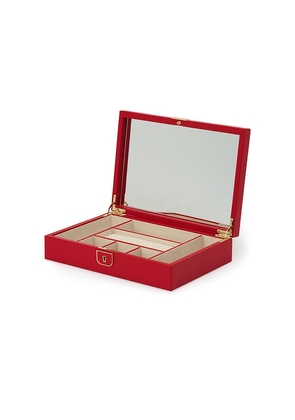 WOLF Palermo Medium Jewelry Box in Red.