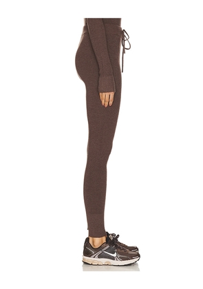 WellBeing + BeingWell Royal Knit Tight in Brown. Size XL. Also in L.