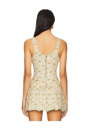 Yuhan Wang Corset Top in Cream. Size M. Also in S, L.
