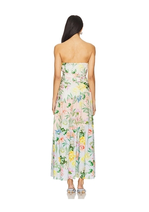 Yumi Kim Kellyn Dress in Neutral,Green. Size L. Also in XS, S, M.