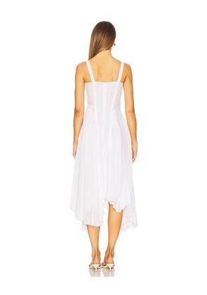 Understated Leather Honey Moon Dress in White. Size S. Also in M.