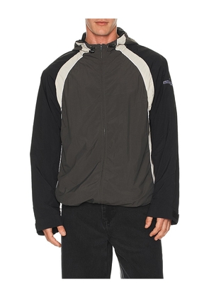 Worship Supplies Shooter Nylon Jacket in Black. Size M. Also in XL/1X.