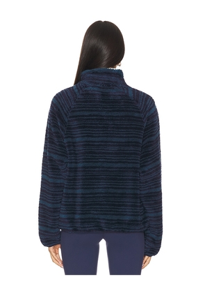 THE UPSIDE Harlow Fleece Pullover in Blue. Size XS. Also in S.