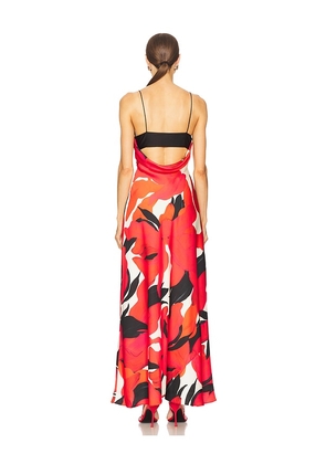AMUR Alyina Gown in Red. Size 00. Also in 0, 4.