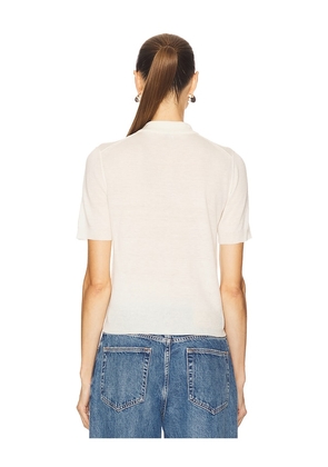 Vince Collared Button Up Top in White. Size M. Also in XS, S.
