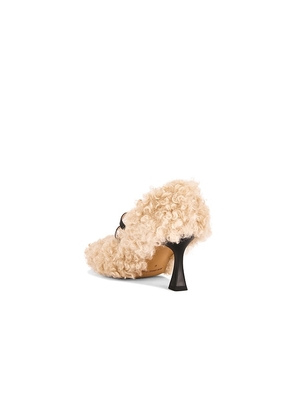 Zemeta Teddy Heel in Beige. Size 5. Also in 6, 8, 10.