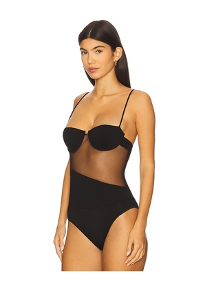 Undress Code Serenade Bodysuit in Black. Size M. Also in XS, S, XL.