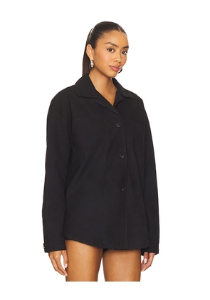ZUT x REVOLVE Meydan Suede Jacket in Navy. Size S. Also in L.
