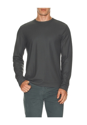 Vince Pima Pique Long Sleeve Tee in Grey. Size S. Also in XXL/2X.