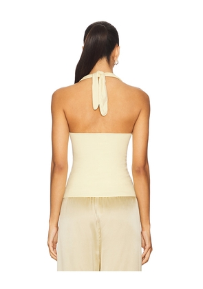 VIR VITA Halter Top in Yellow. Size M. Also in S, XS, L, XL.