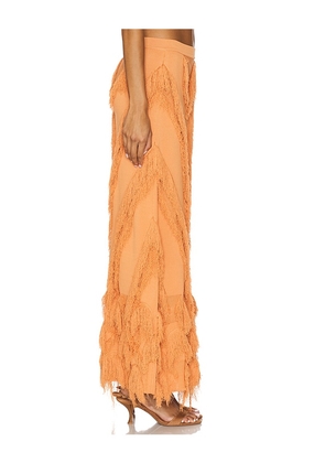 Ulla Johnson Astrid Knit Maxi Skirt in Tangerine. Size S. Also in M.