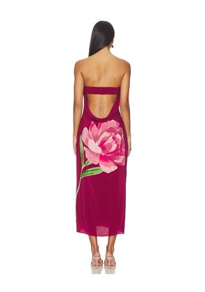 Yumi Kim Nevada Dress in Burgundy. Size L. Also in S, M, XL.