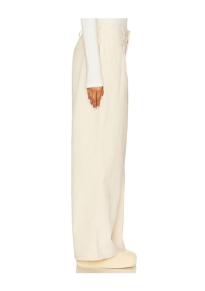 Varley Rocio Wide Leg 29.5 Pant in Ivory. Size M. Also in S, L, XL.