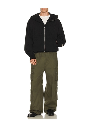 UPRISERS UPRS Full Zip Hoodie in Black. Size M. Also in S, L.
