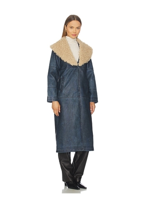 Unreal Fur Imagination Coat in Navy. Size S. Also in XS.