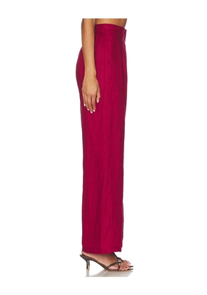 Yumi Kim Bobbi Pant in Burgundy. Size S. Also in XS, L.