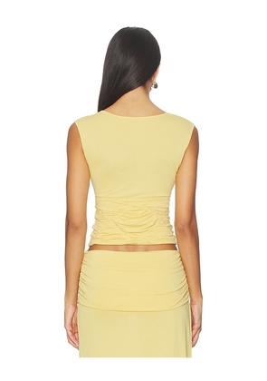 With Jean Lila Top in Yellow. Size M. Also in S, XS, L.