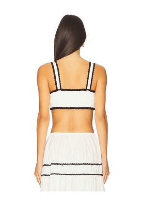 WeWoreWhat Ruched Crop Top in White. Size M. Also in XL, L.