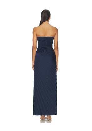 AMUR Joyceann Sweetheart Gown in Navy. Size 10. Also in 0, 2, 4, 6.