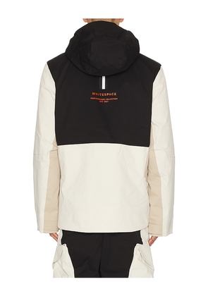 Whitespace 2L Insulated Cargo Jacket in Black,White. Size M. Also in S, L, XL/1X, XXL/2X.