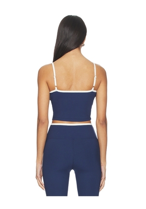 YEAR OF OURS Ribbed Bralette Tank Top in Navy. Size M. Also in S, XS, L, XL.