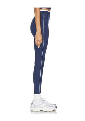 YEAR OF OURS Ribbed Track Legging in Navy. Size M. Also in XS, L, XL.